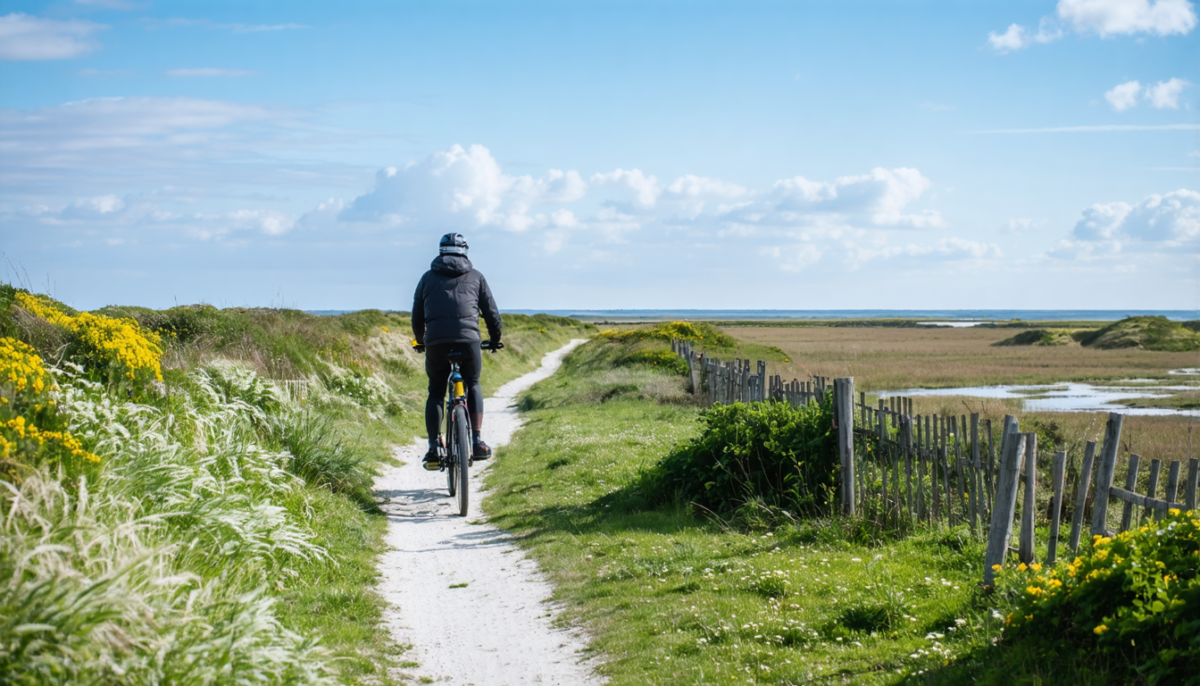 explorez les plus belles escapades à vélo électrique autour de la baie de somme et profitez de paysages exceptionnels pour une aventure nature unique et accessible à tous.