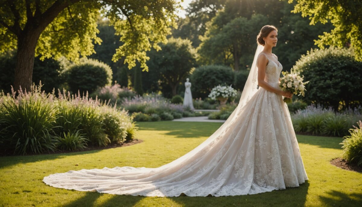 Robe de mariée à longue traîne : conseils pour choisir le moment idéal et la façon de la sublimer