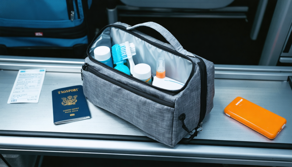découvrez comment choisir la trousse de toilette idéale pour votre bagage en soute lors de vos vols, avec des conseils pratiques pour optimiser l'espace et respecter les réglementations.