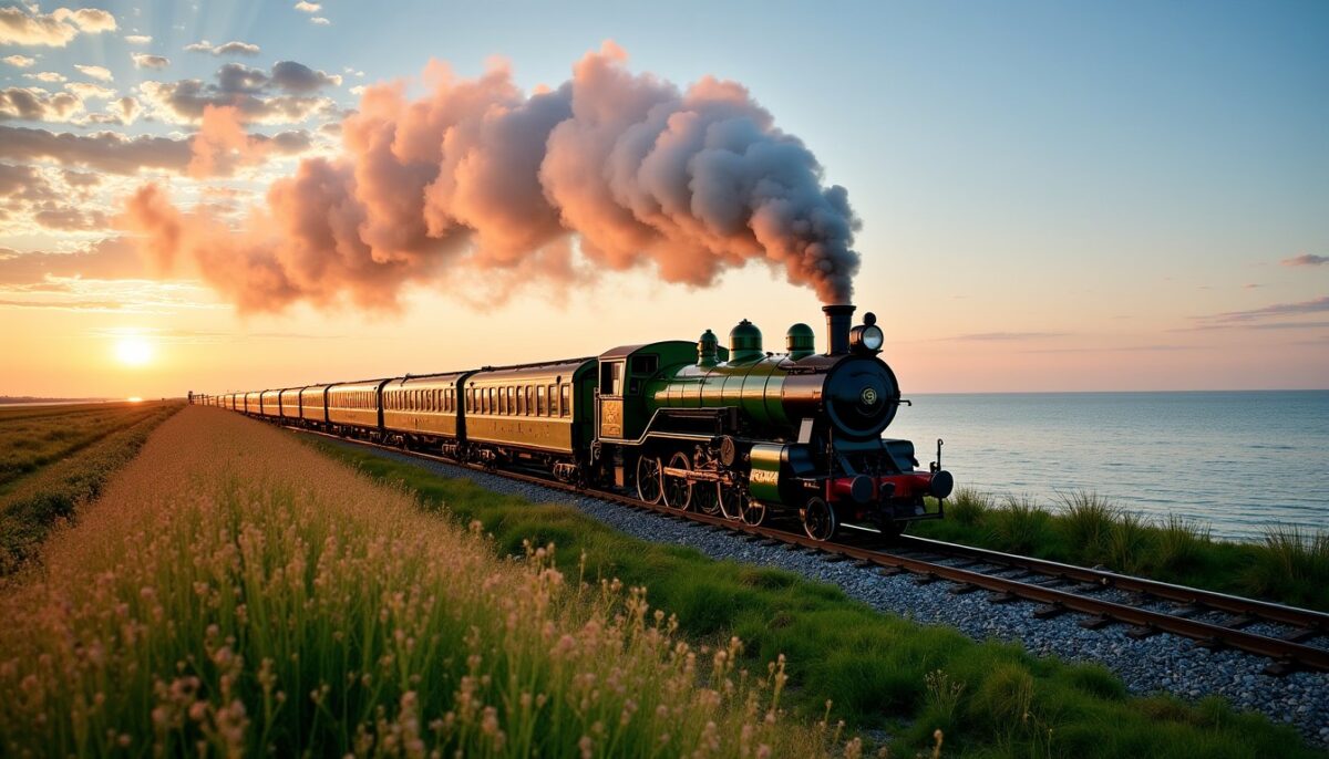 Le Train touristique Crotoy – Saint-Valery : une escapade entre ciel et mer en Baie de Somme